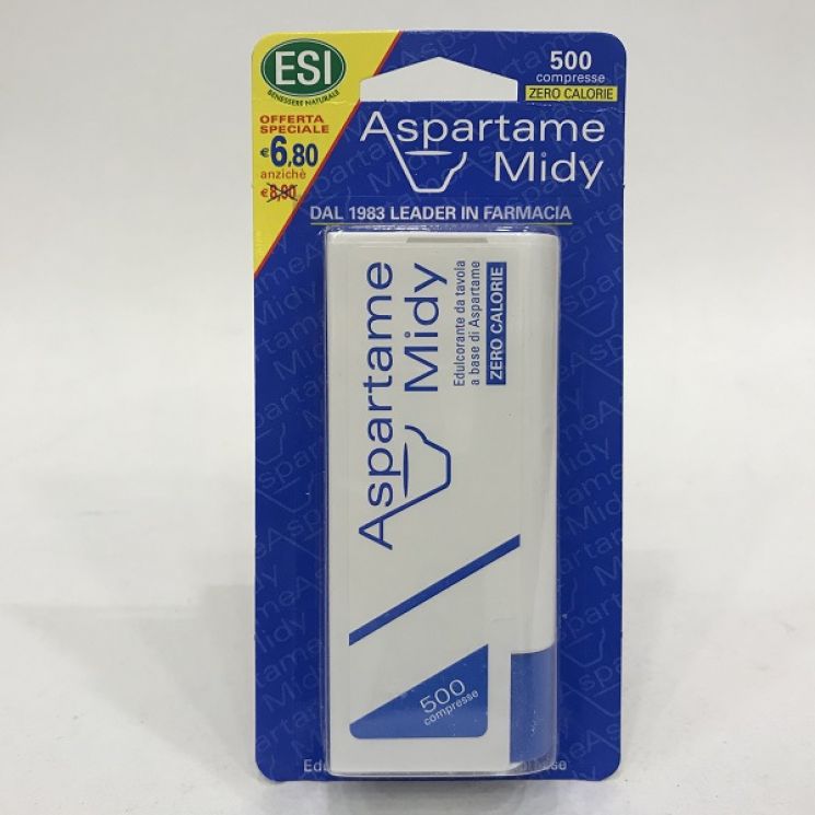 Aspartame Midy 500 Compresse